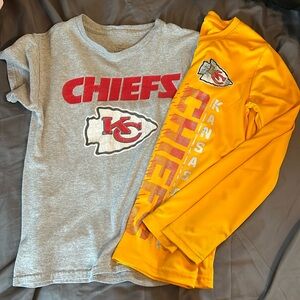 Boys KC Chiefs shirts (2)